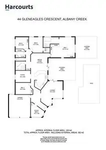 Floorplan of Homely house listing, 44 Gleneagles Crescent, Albany Creek QLD 4035