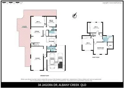 Floorplan of Homely house listing, 34 Jagora Drive, Albany Creek QLD 4035