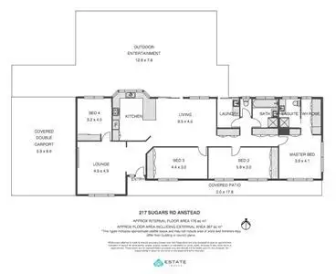 Floorplan of Homely rural property listing, 217 Sugars Road, Anstead QLD 4070