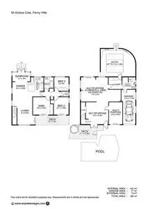 Floorplan of Homely house listing, 54 Kolora Crescent, Ferny Hills QLD 4055