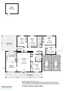 Floorplan of Homely house listing, 5 Taylor Street, Gawler East SA 5118