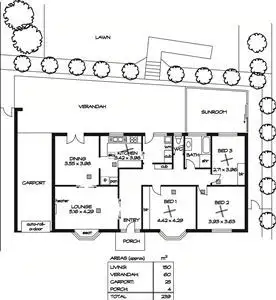 Floorplan of Homely house listing, 13 Richardson Avenue, Tranmere SA 5073