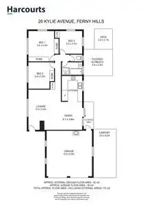 Floorplan of Homely house listing, 26 Kylie Avenue, Ferny Hills QLD 4055