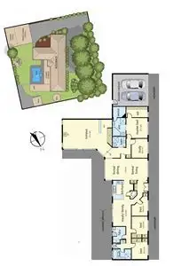 Floorplan of Homely house listing, 3 Lyndhurst Court, Langwarrin VIC 3910