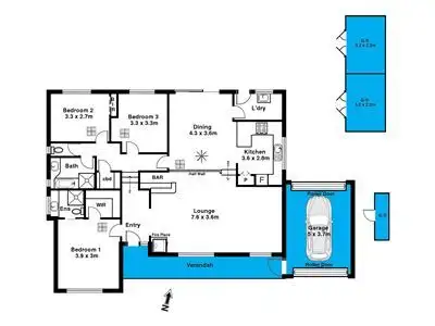 Floorplan of Homely house listing, 67 Sunnymeade Drive, Aberfoyle Park SA 5159