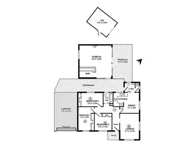 Floorplan of Homely house listing, 122 Halsey Road, Henley Beach South SA 5022