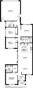 Floorplan of Homely house listing, 66 Alisma Boulevard, Cranbourne North VIC 3977