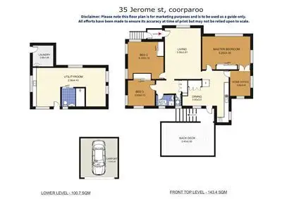 Floorplan of Homely house listing, 35 Jerome Street, Coorparoo QLD 4151