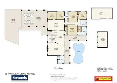Floorplan of Homely house listing, 25 Yarrimbah Drive, Nerang QLD 4211