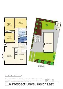 Floorplan of Homely house listing, 114 Prospect Drive, Keilor East VIC 3033