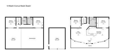 Floorplan of Homely house listing, 14 Maslin Crescent, Maslin Beach SA 5170