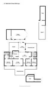 Floorplan of Homely house listing, 21 Methodist Street, Willunga SA 5172