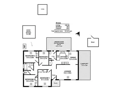 Floorplan of Homely house listing, 11 Valkyrie Street, Hallett Cove SA 5158
