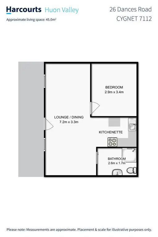 Floorplan of Homely house listing, 26 Dances Road, Cygnet TAS 7112