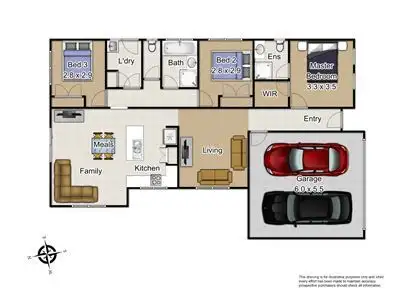 Floorplan of Homely house listing, 103 Fairhaven Boulevard, Cranbourne West VIC 3977