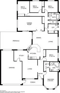 Floorplan of Homely house listing, 38 Cromford Crescent, Narre Warren South VIC 3805