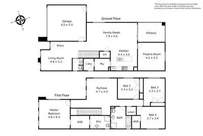 Floorplan of Homely house listing, 8 Emu Bush Drive, Cranbourne West VIC 3977