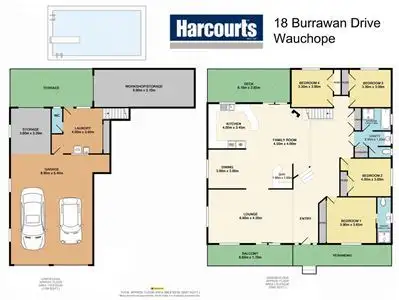 Floorplan of Homely house listing, 18 Burrawan Drive, Wauchope NSW 2446