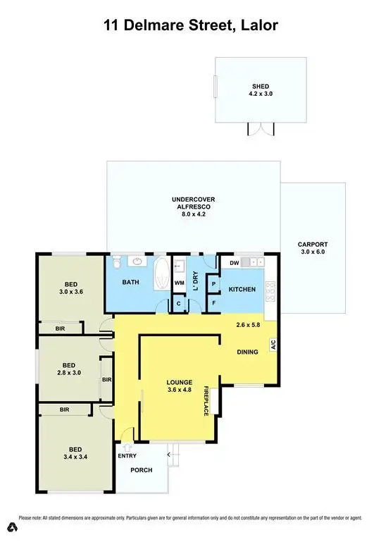 Floorplan of Homely house listing, 11 Delmare Street, Lalor VIC 3075