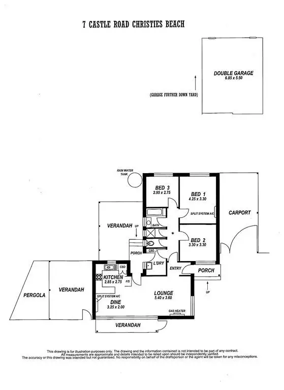 Floorplan of Homely house listing, 7 Castle Road, Christies Beach SA 5165