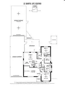 Floorplan of Homely house listing, 32 Koonya Avenue, Seaford SA 5169