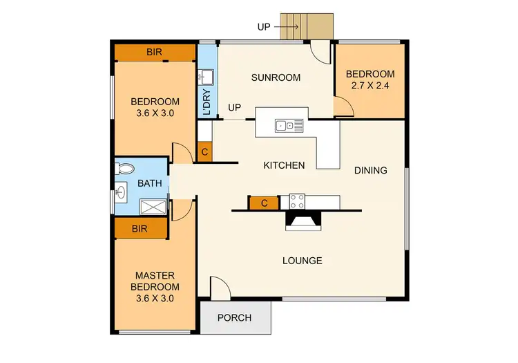 Floorplan of Homely house listing, 46 Olive Grove, Boronia VIC 3155