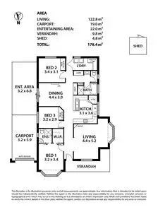 Floorplan of Homely house listing, 2 Penny Street, Mount Barker SA 5251