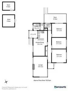 Floorplan of Homely house listing, 1 Norman Circle, Glenorchy TAS 7010