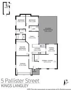 Floorplan of Homely house listing, 5 Pallister Street, Kings Langley NSW 2147