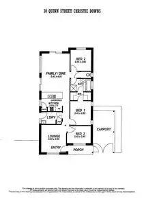 Floorplan of Homely house listing, 30 Quinn Street, Christie Downs SA 5164