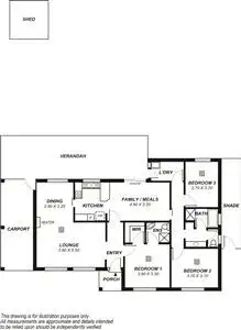 Floorplan of Homely house listing, 12 Northridge Court, Wynn Vale SA 5127