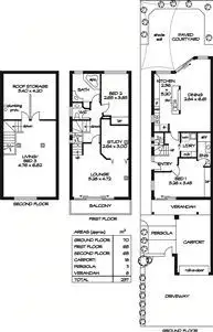 Floorplan of Homely semi-detached listing, 28 One and All Drive, North Haven SA 5018