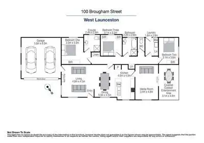 Floorplan of Homely house listing, 100 Brougham Street, West Launceston TAS 7250