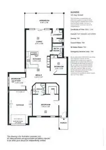 Floorplan of Homely house listing, 15 Hay Street, Klemzig SA 5087