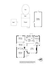 Floorplan of Homely house listing, 3 Pentlowe Road, Wantirna South VIC 3152