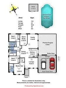 Floorplan of Homely house listing, 2 Keane Court, Evanston Park SA 5116