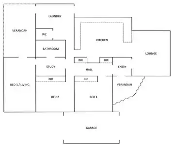 Floorplan of Homely house listing, 8 Sisely Avenue, Wangaratta VIC 3677