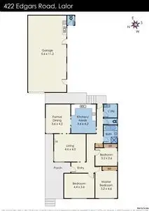 Floorplan of Homely house listing, 422 Edgars Road, Lalor VIC 3075