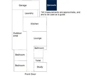 Floorplan of Homely townhouse listing, 1/30 Green Street, Wangaratta VIC 3677