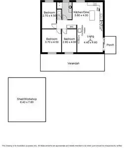 Floorplan of Homely house listing, 15 James Avenue, Victor Harbor SA 5211