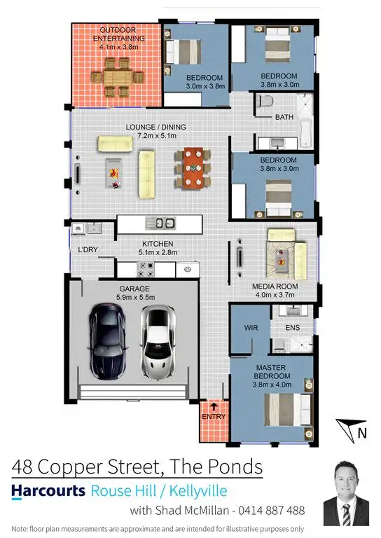 Floorplan of Homely house listing, 48 Copper Street, The Ponds NSW 2769