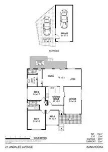 Floorplan of Homely house listing, 21 Jindalee Avenue, Kanahooka NSW