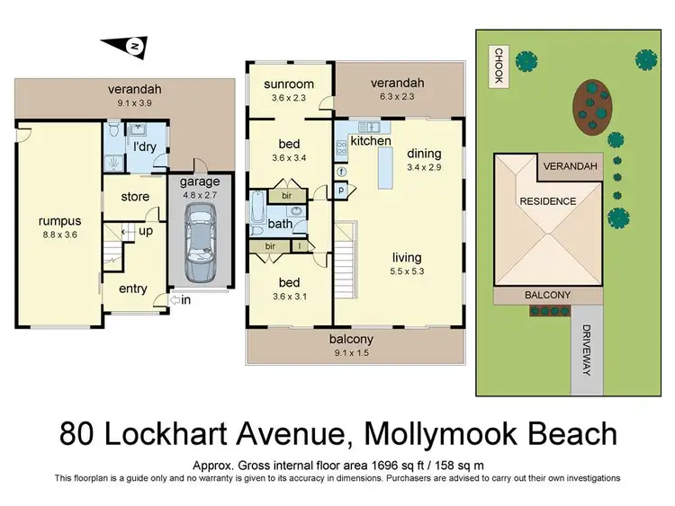 Floorplan of Homely house listing, 80 Lockhart Avenue, Mollymook NSW 2539