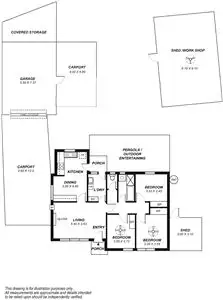 Floorplan of Homely house listing, 11 Trumper Avenue, Parafield Gardens SA 5107