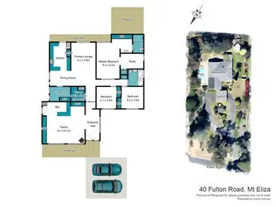Floorplan of Homely house listing, 40 Fulton Road, Mount Eliza VIC 3930