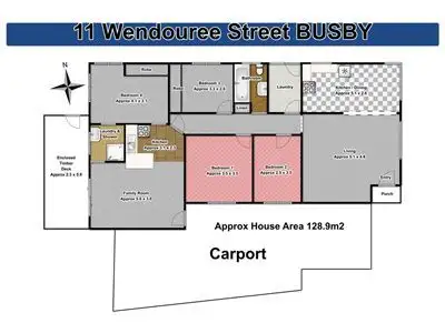 Floorplan of Homely house listing, 11 Wendouree Street, Busby NSW 2168