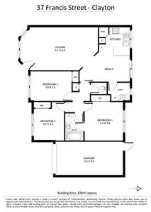 Floorplan of Homely house listing, 37 Francis Street, Clayton VIC 3168