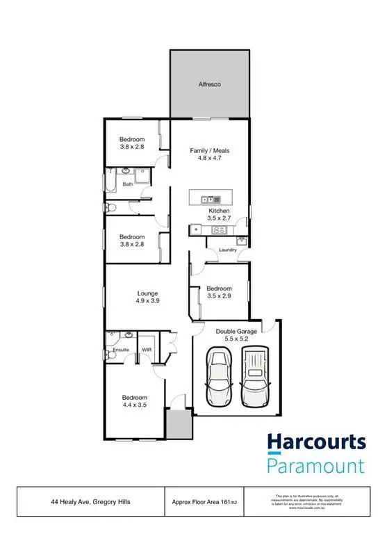 Floorplan of Homely house listing, 44 Healy Avenue, Gregory Hills NSW 2557
