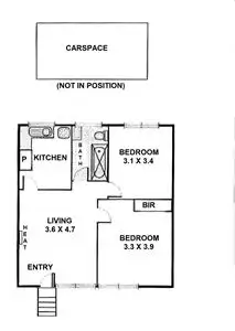 Floorplan of Homely unit listing, 22/3 Kooyongkoot Road, Hawthorn VIC 3122