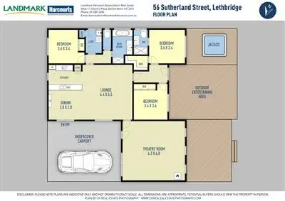 Floorplan of Homely house listing, 56 Sutherland Street, Lethbridge VIC 3332